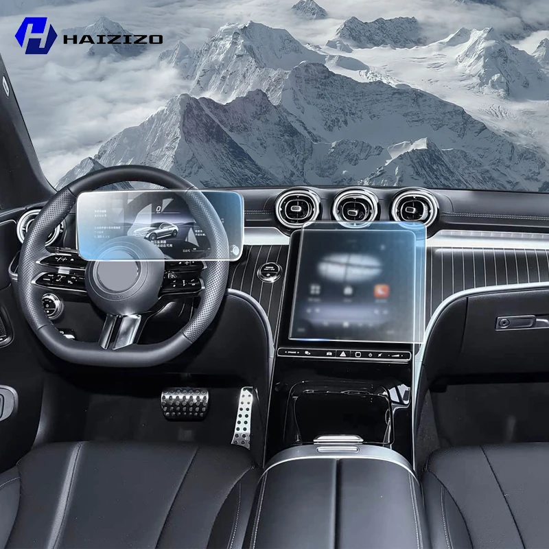 

For Mercedes-Benz CLE C236 2023-2026 LCD Screen Anti fingerprint Matte TPU film Car navigation screen protector film Accessories