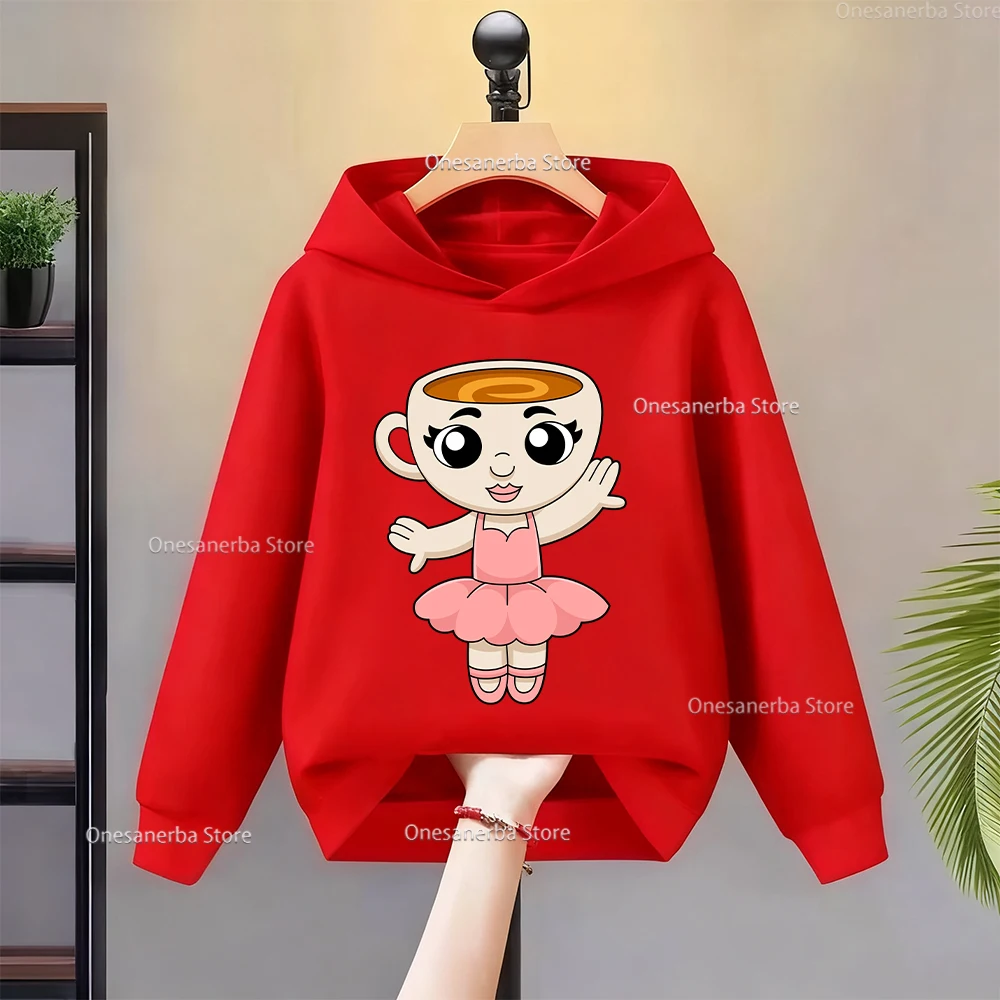

Funny Italian Brainrot Children's Hoodies Cartoon Graphic Girl Sweatshirts Cappuccion Assassion Casual Fashion Pullover Coats