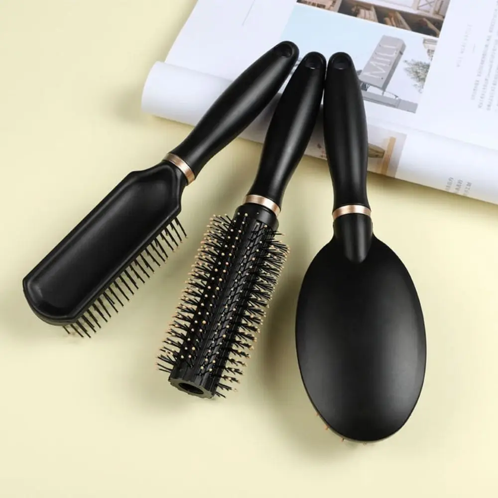 

Portable Plastic Wide Teeth Hair Comb Curly Detangling Scalp Massage Comb DIY Roll Hairbrush Salon Hair Comb Unisex