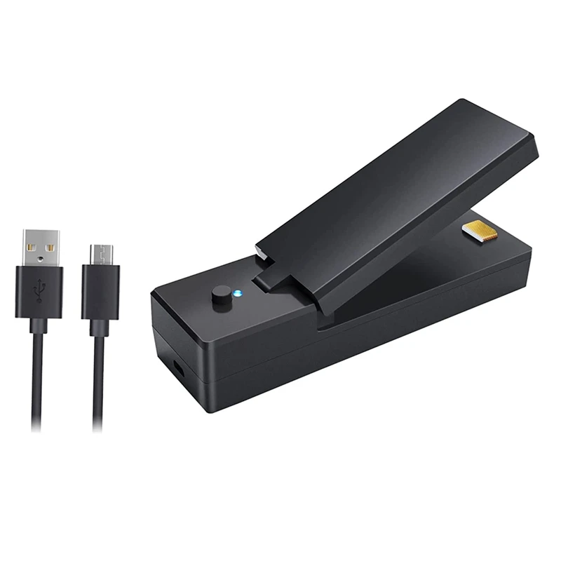 Mini sellador de bolsas con calor, selladores de bolsas inteligentes para bolsas de plástico, pequeño sellador térmico portátil, bolsas de resellado para Chips de aperitivos