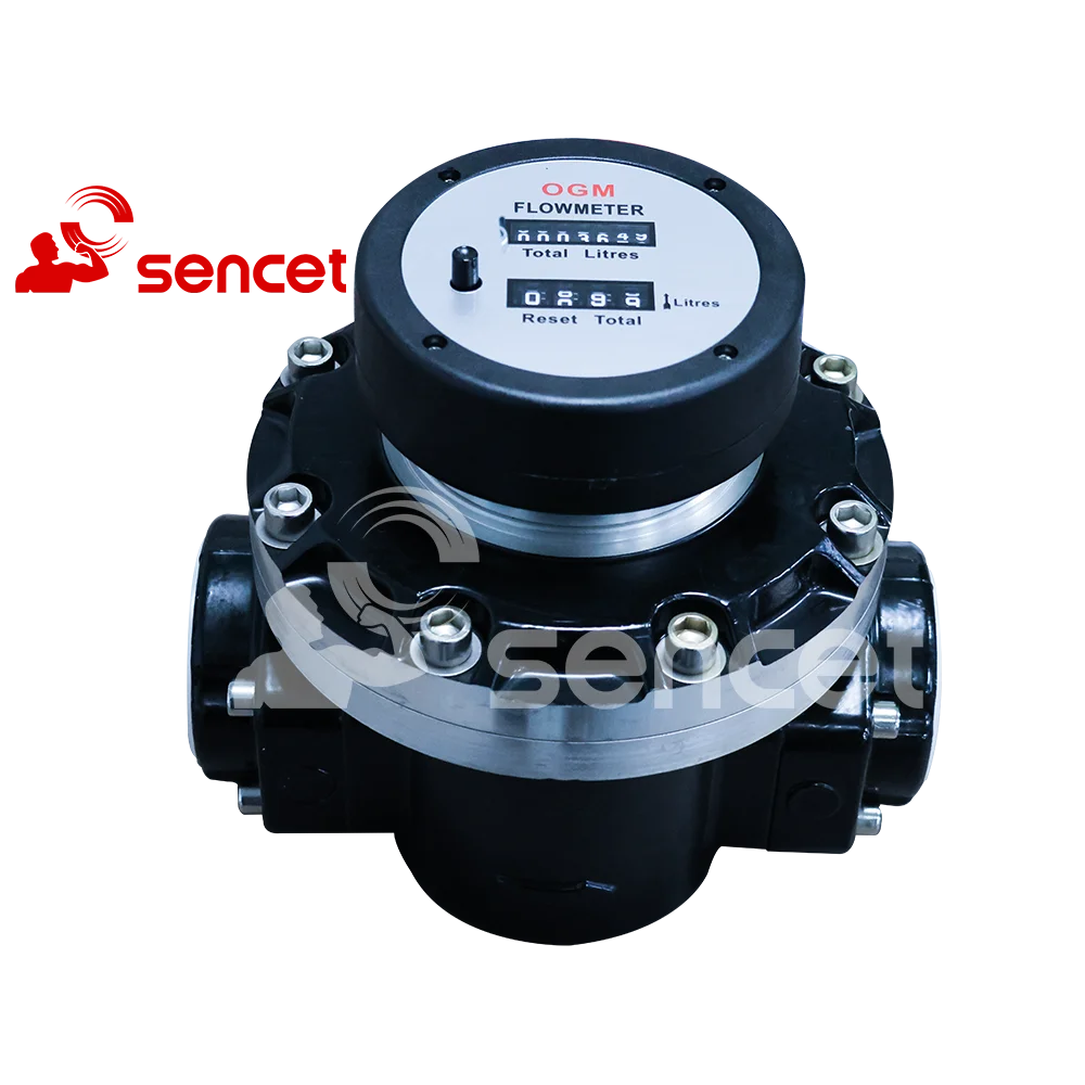 High Precision Digital Oval Gear Flowmeter Oval Gear Flow Meter Battery Supply