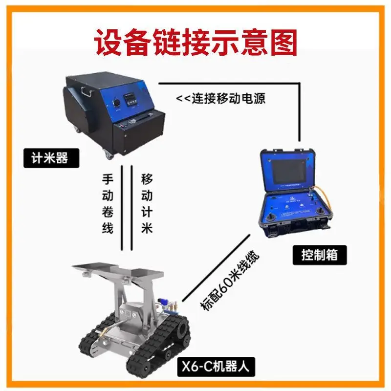 Robot pig pen chicken pen manure shoveling equipment intelligent automatic manure cart