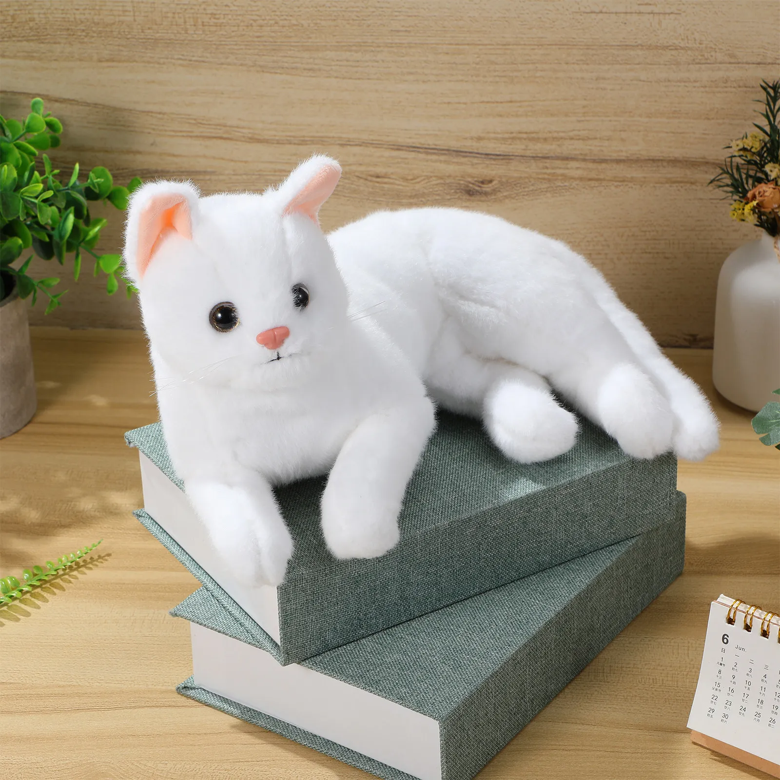 

Игрушка-симулятор кошки, удобная, мягкая, мультяшная, декоративная, плюшевая кошка для детей, для дома и комнаты