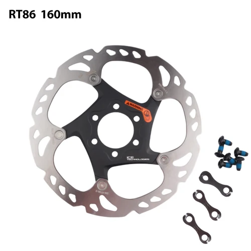 Imagen 2 del producto SHIMANO DEORE SM-RT86 Rotores de freno de disco 160mm 180mm 203mm MTB 6 tipo perno Rotores de freno de disco piezas de ciclismo 1 Uds