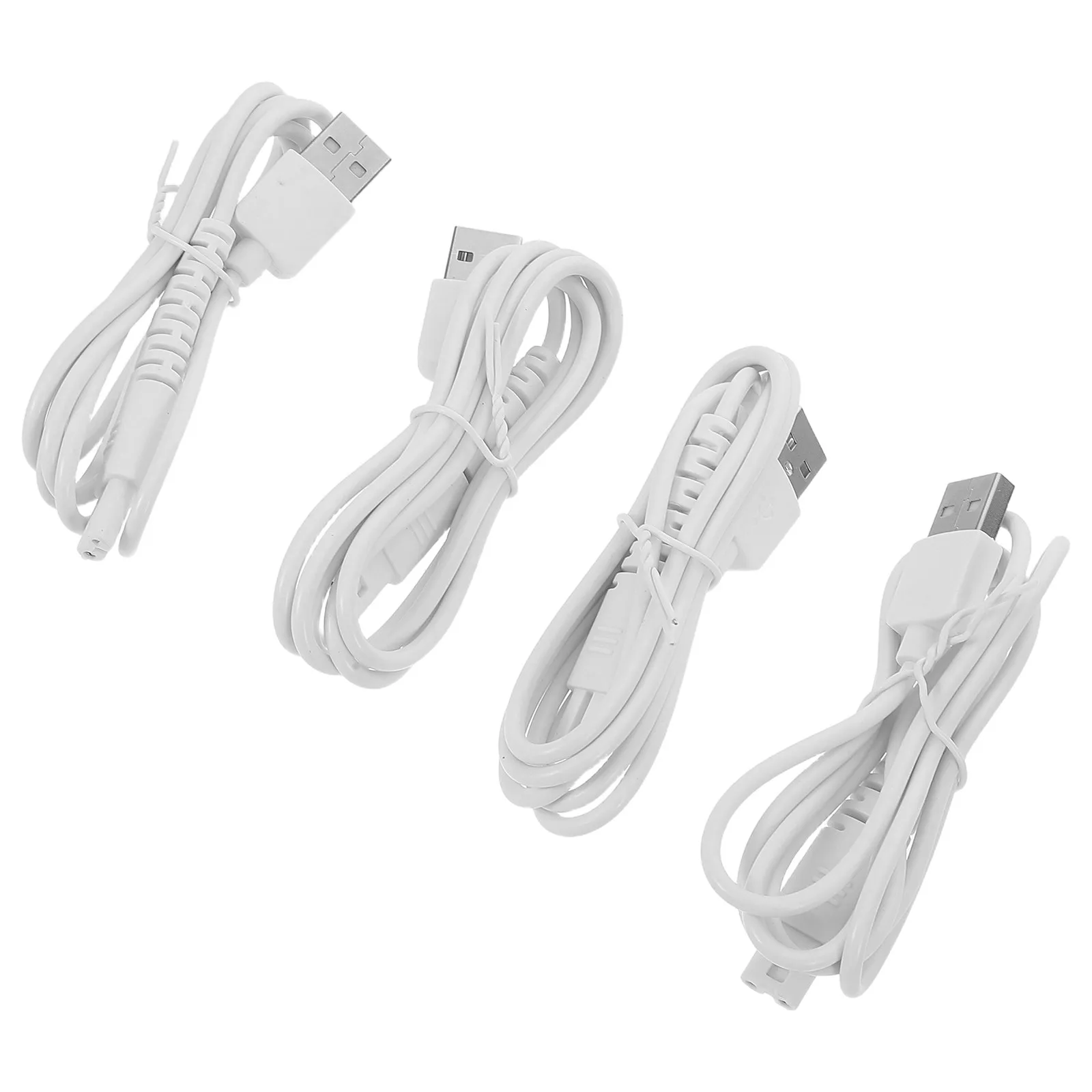 4Pcs Portable Water Flosser Charging Cable USB Fast Charge Compact Lightweight Reliable Connector Oral Irrigator Replacement