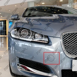 1 szt. Przedni zderzak samochodowy pokrywa otworu przyczepy holownicza C2Z13457 do Jaguar XF 2012 2013 2014 2015 niemalowany plastik