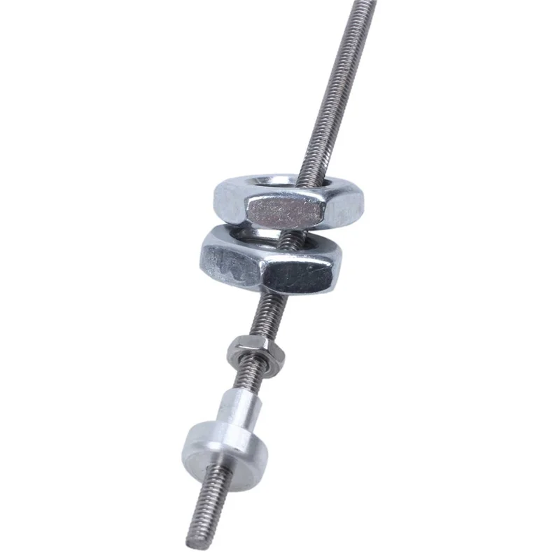 

3X Motorcycle Hydraulic Clutch Master Cylinder Rod Brake Pump M10x1.25Mm Aluminum Silver