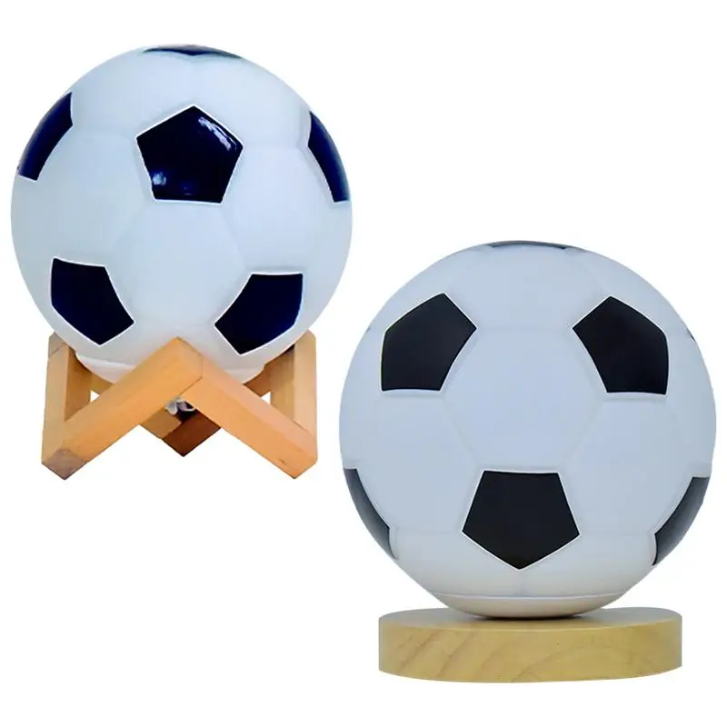 

Soccer Desk Lamp Small Bedside Light LED Table Lamp Creative Night Light For Bedroom Living Room Kids Room Nightstand