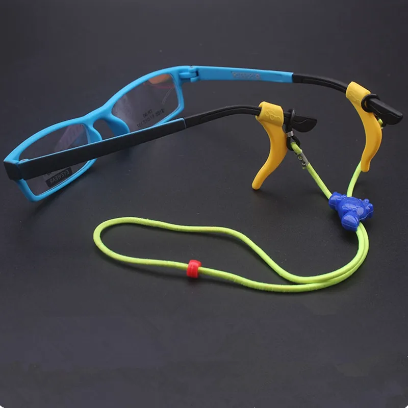 12PCS Colorful Glasses Anti-skid Rope Eyeglass Holder Children's Sports Cartoon Glasses Rope Color Randomly send