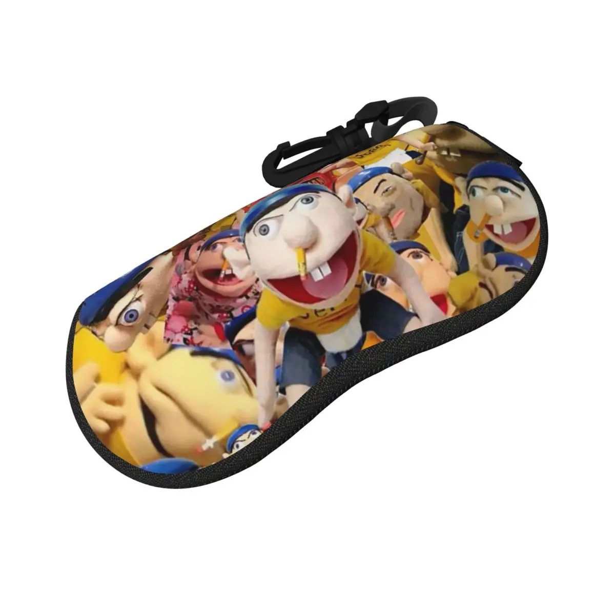 

Jeffy Puppet Shell Glasses Case Protective Sunglasses Box Women Men Soft Eyeglass Bag Pouch