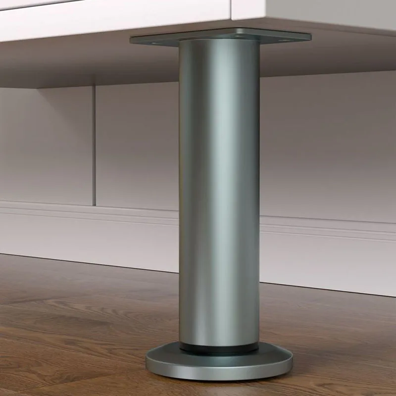 2pcs telescopic table leg support columns, adjustable height through rotation, used for tables, cabinets, sofas, bed frames