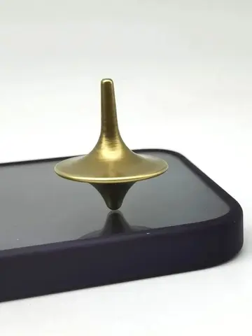 Hot Movie Totem Metal Gyro Silver Hand Spinning Top Fingertip Cyclone Gyroscope Antistress Fidget Toys for Kids Gifts