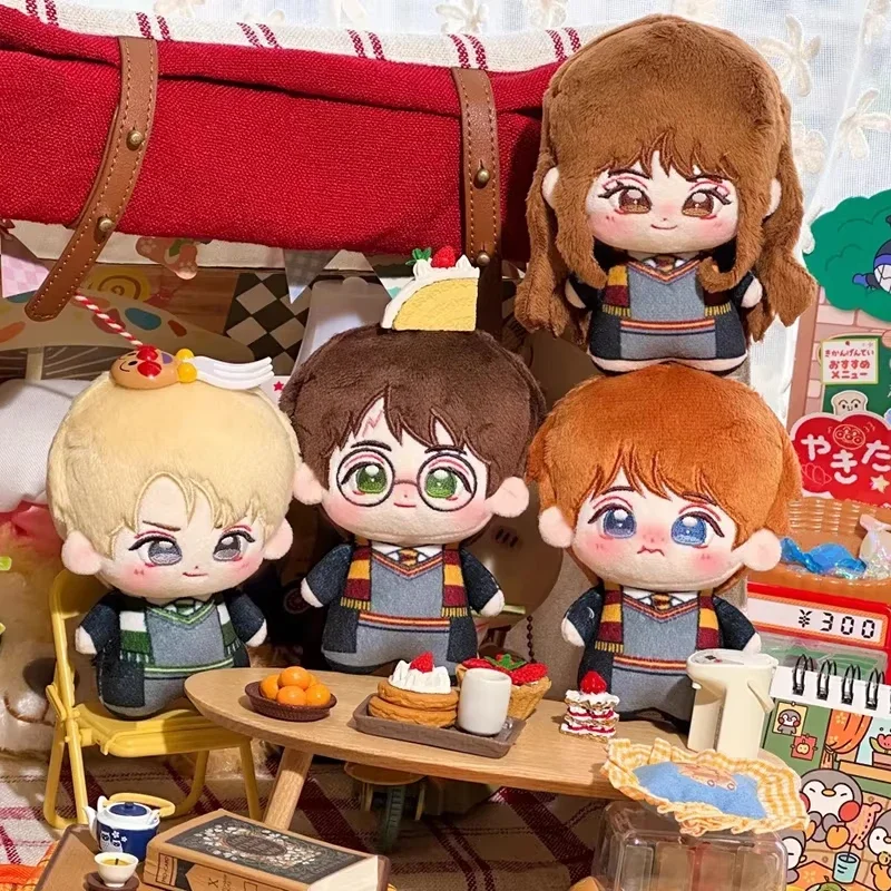 Muñeco de Peluche de Harry Potter de 10 cm, Ron Malfoy, Hermione, Peluches de Anime, Colgante para Bolsa, Juguete Coleccionable, Regalos