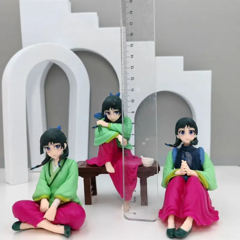 15cm 구스리야 노 히토리고토 마오마오 애니메이션 소녀 피규어 9cm 약사의 일기 진시/마오마오 액션 피규어 모델 인형 장난감 선물