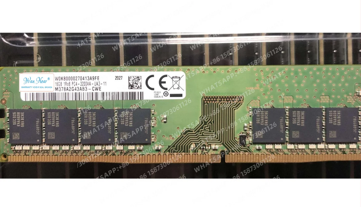 Para 16G 1RX8 PC4-3200AA M378A2G43AB3-CWE M378A2G43MX3-CWE memória de desktop 2RX8 MTA16ATF2G64AZ-3G2J1 HMA82GU6CJR8N-XN RAM