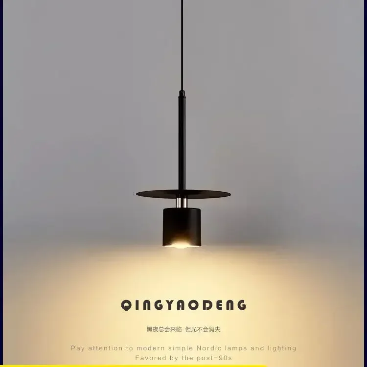 Nordic Simplicity Home Decor Lights Creative Bar Entrance Study Single Head Pendant Lights Lamps for Living Room Light