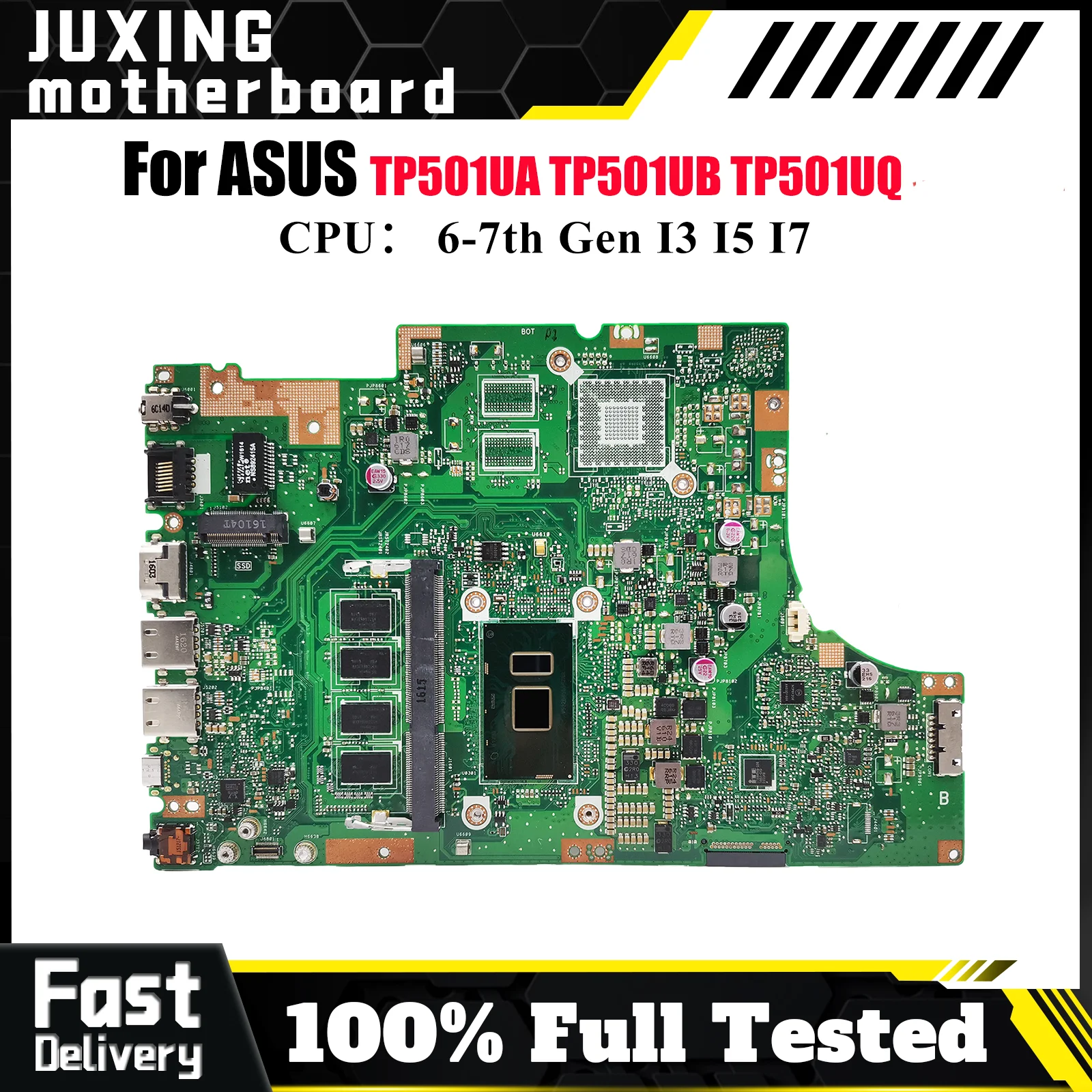 

TP501UA Материнская плата для ноутбука ASUS VivoBook Flip TP501UA TP501U TP501UQK TP501UQ TP501UB Материнская плата для ноутбука с процессором I3 I5 I7