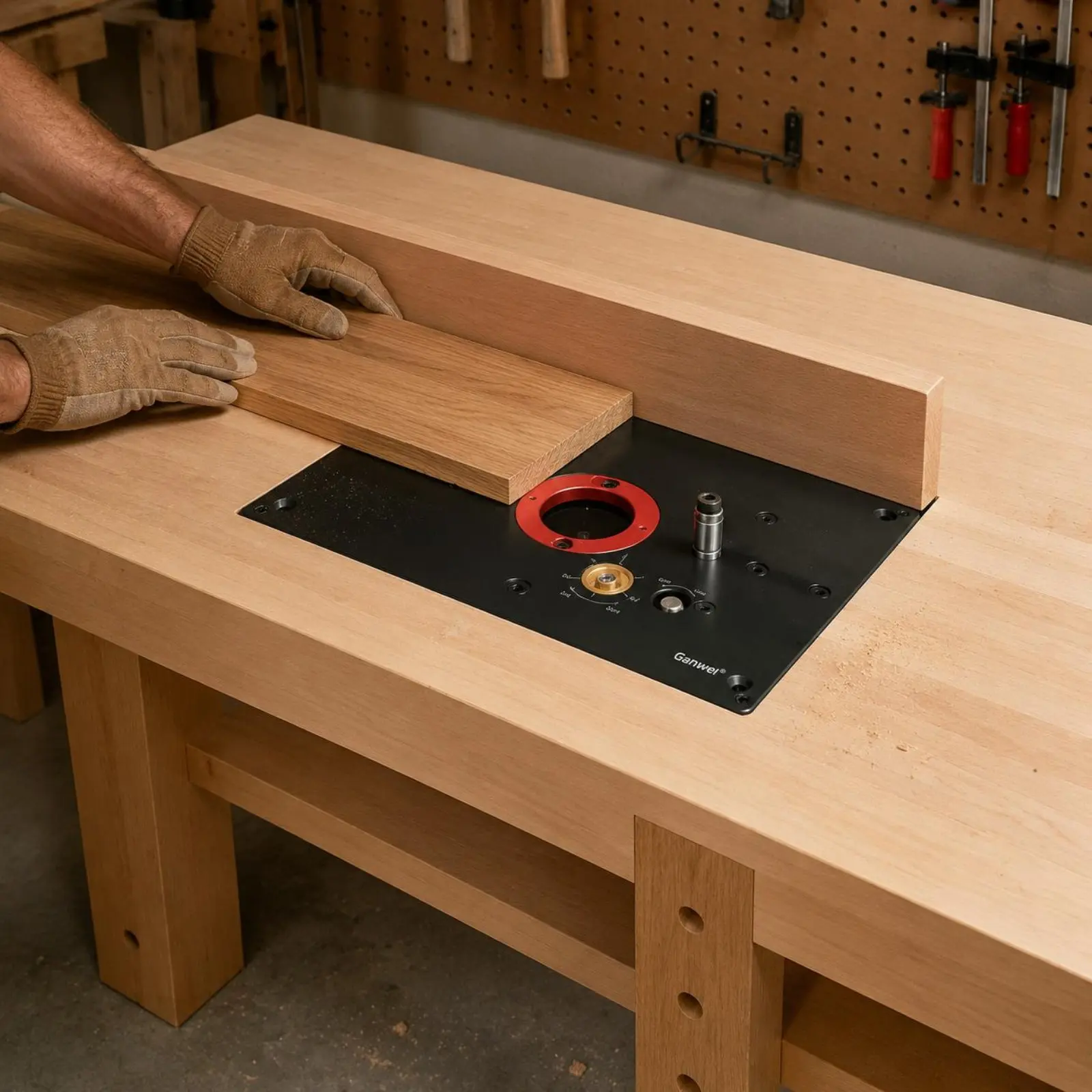 

Trim Router Lift Table Micro Adjustment Inverted Router Lift Woodworking Tool Stable Clamping Easy Installation for Carpenters