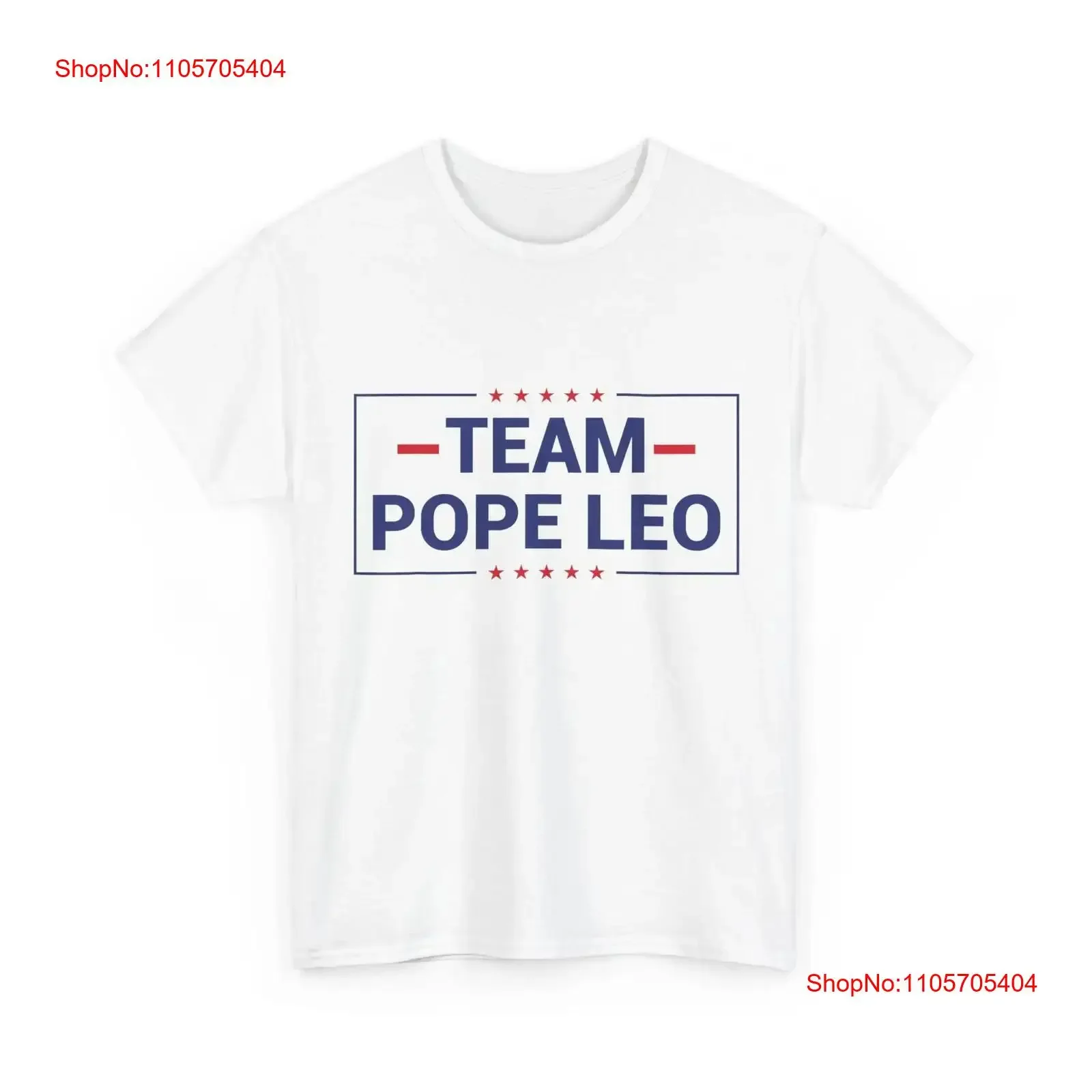 Team Pope Leo XIV T Shirt long or short sleeves vintage Washed streetwear Slightly homme Stretched Comfortable Soft