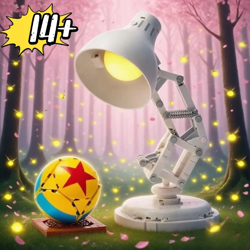 MOC 21357 Pixar blocs de construction ensemble petite lampe de bureau 613 pièces éducation créative bricolage assemblage brique jouets enfants adultes cadeaux