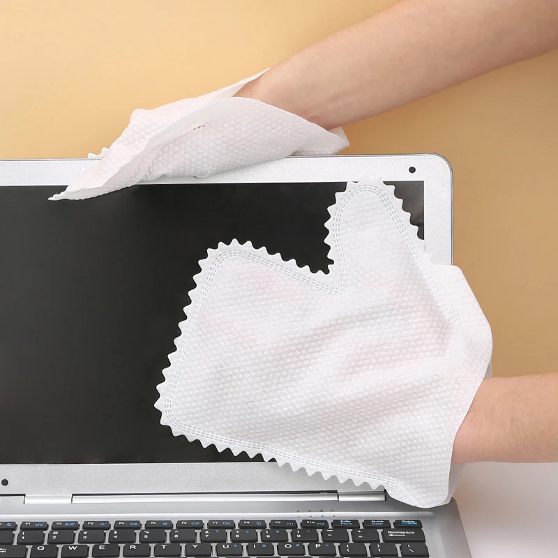 Lazy Cleaning Rag Gloves Household Dust Removal Disposable Non-woven Fabric Scouring Tools Wet And Dual-use Cloth Gloves