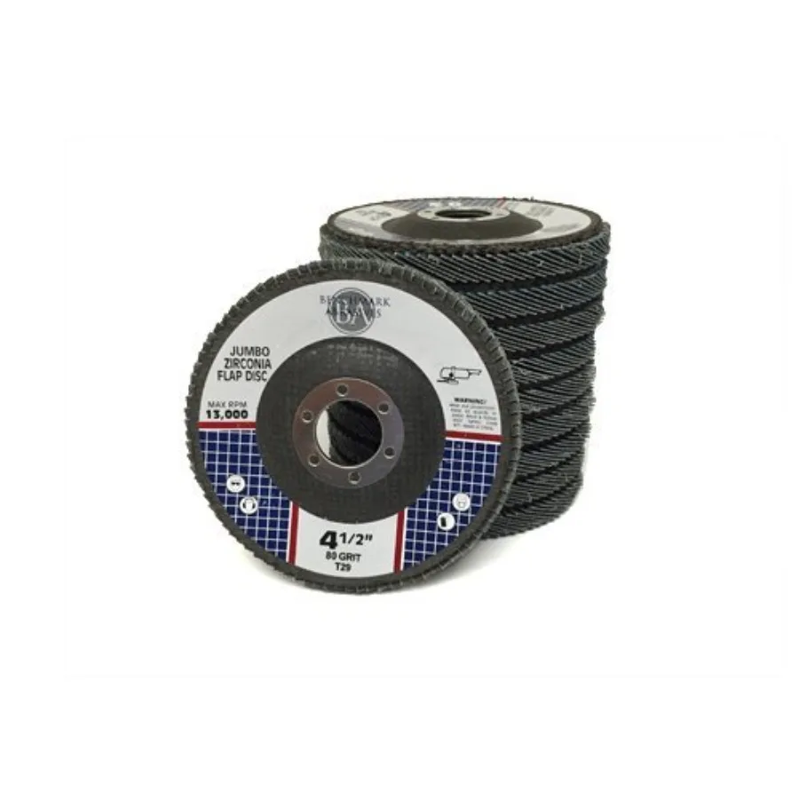 

4.5 x 7/8 Premium Zirconia Type 29 Flap Discs 4 1/2 for Angle Grinder Sanding Discs Finishing - Grinding Wheels 4 1/2 inch 100