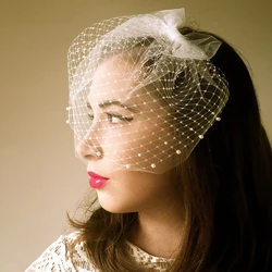 hair accessories bride wedding dress accessories short travel pat headdress veil hair comb