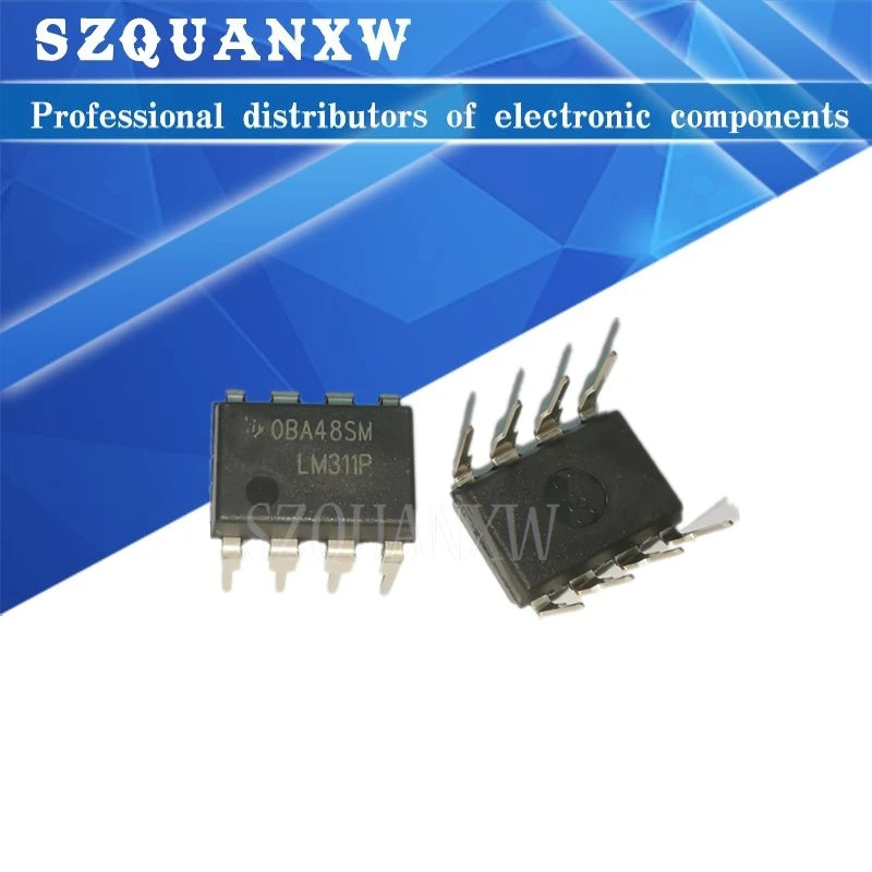 10PCS LM311P DIP8 LM311 DIP 311P DIP-8 DIFFERENTIAL COMPARATORS  new and original IC