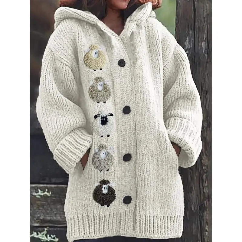 

Halloween Print Women's Cloak Casual Sportswear Three-piece Set Winter Fashion No Brand Registered Trademark