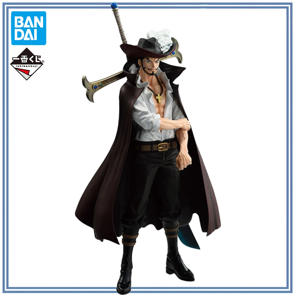 

100%Original in Stock Bandai Spirits Ichiban Kuji Masterlise One Piece Dracule Mihawk Anime Figure Model Toys Decoration Gift