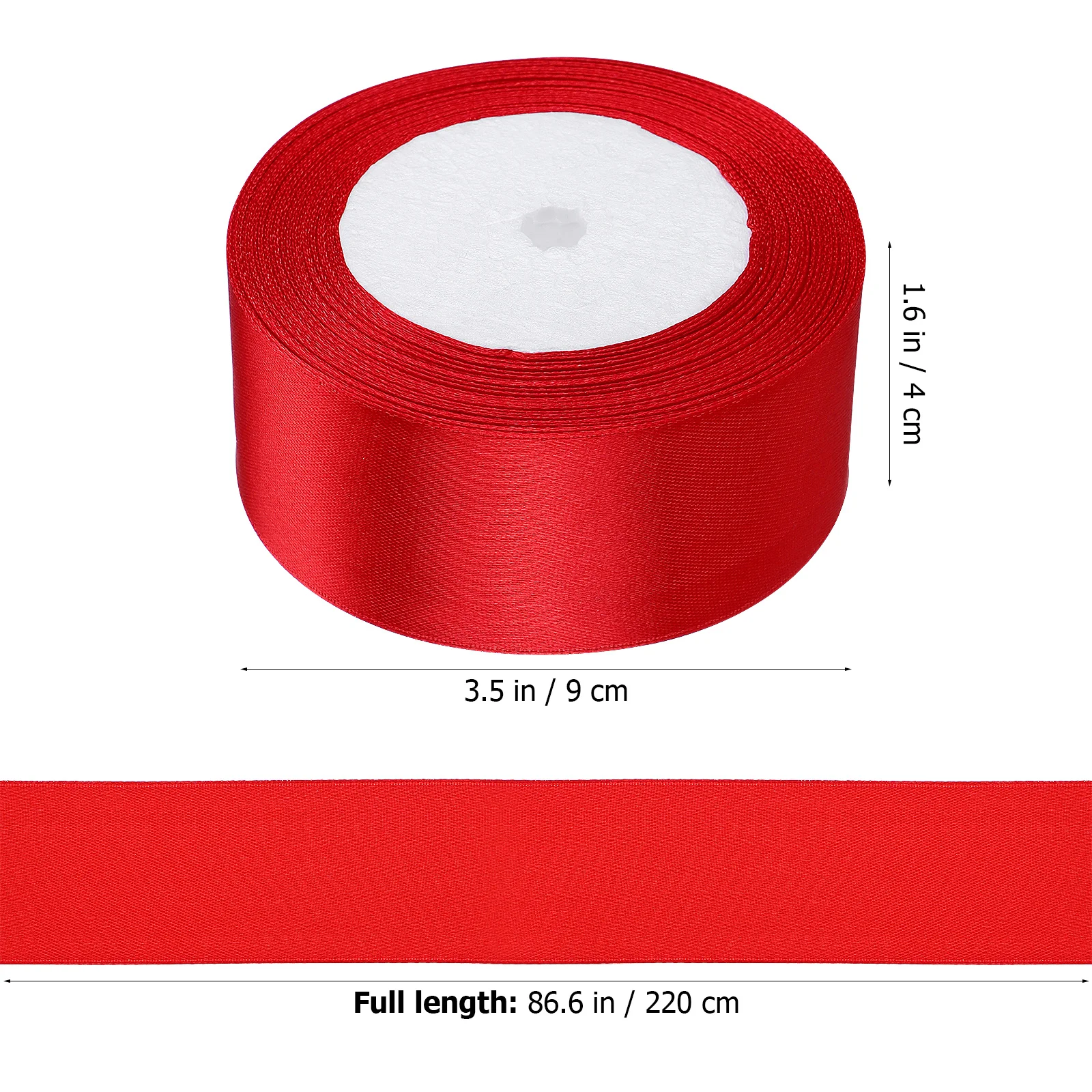 

Craft Ribbon 22m Satin Ribbons for Gift Wrapping Elegant Color Soft Texture Versatile Use for Party Favors Decorations