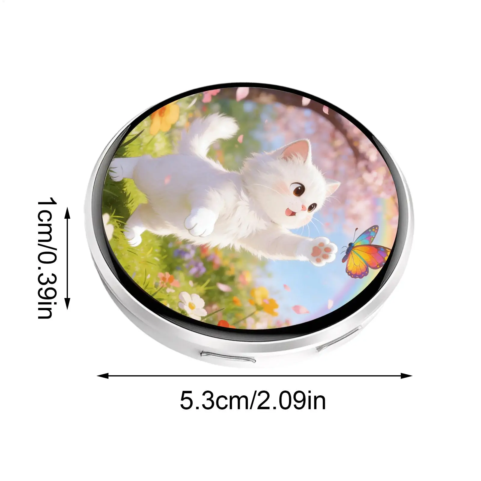 Dynamic Electronic Badge Anime Merchandise Digital Display Badge with Touch Control for Uploading Photos GIFs and Videos view 6