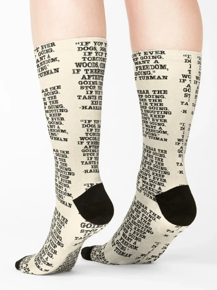 Harriet Tubman keeps going Socks ankle professional running Toe sports Christmas Socks Female Men's