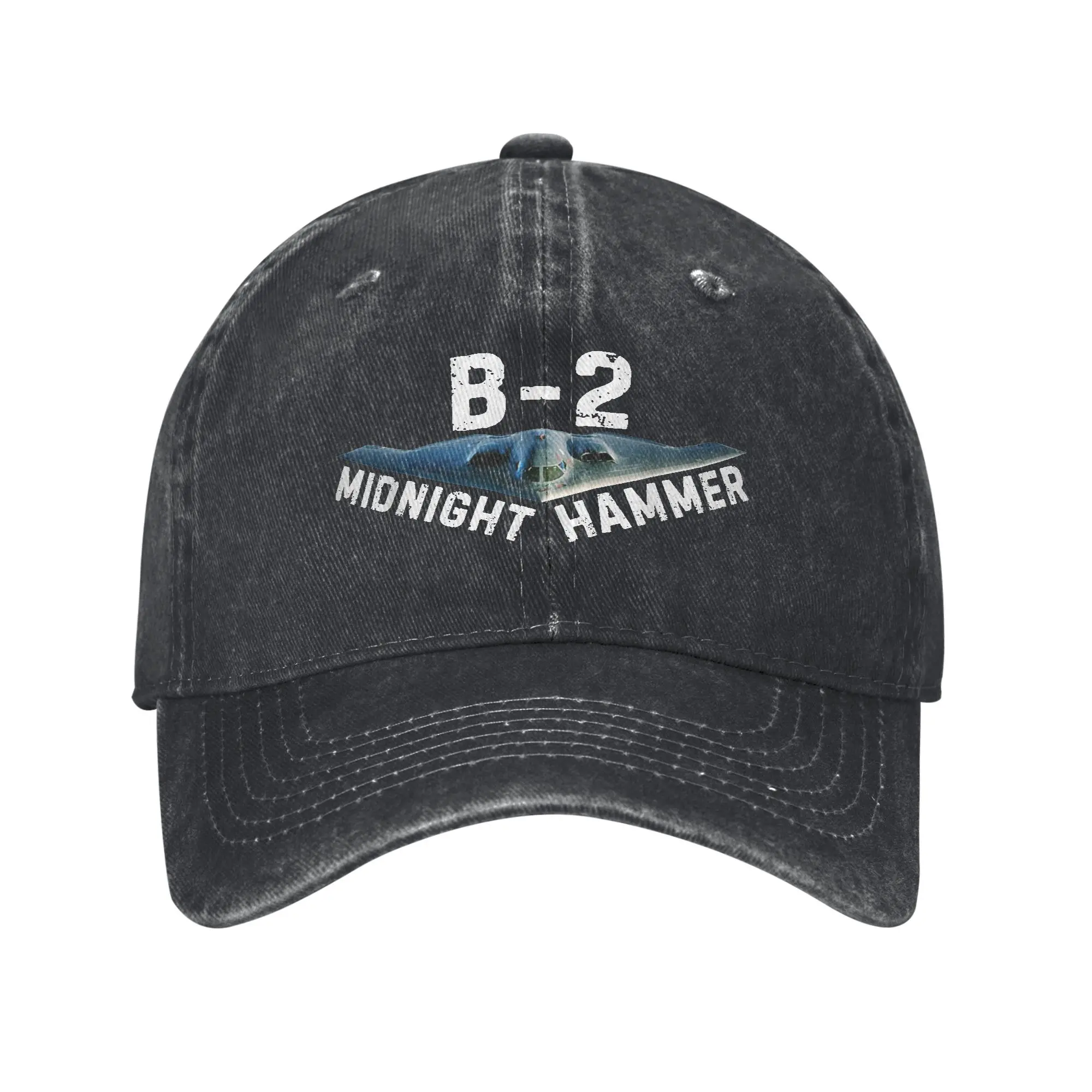

Бейсболка Midnight-Hammer B2 USA Military из состаренного денима, солнцезащитная кепка Stealth Jet, всесезонная, для активного отдыха, регулируемая, для путешествий