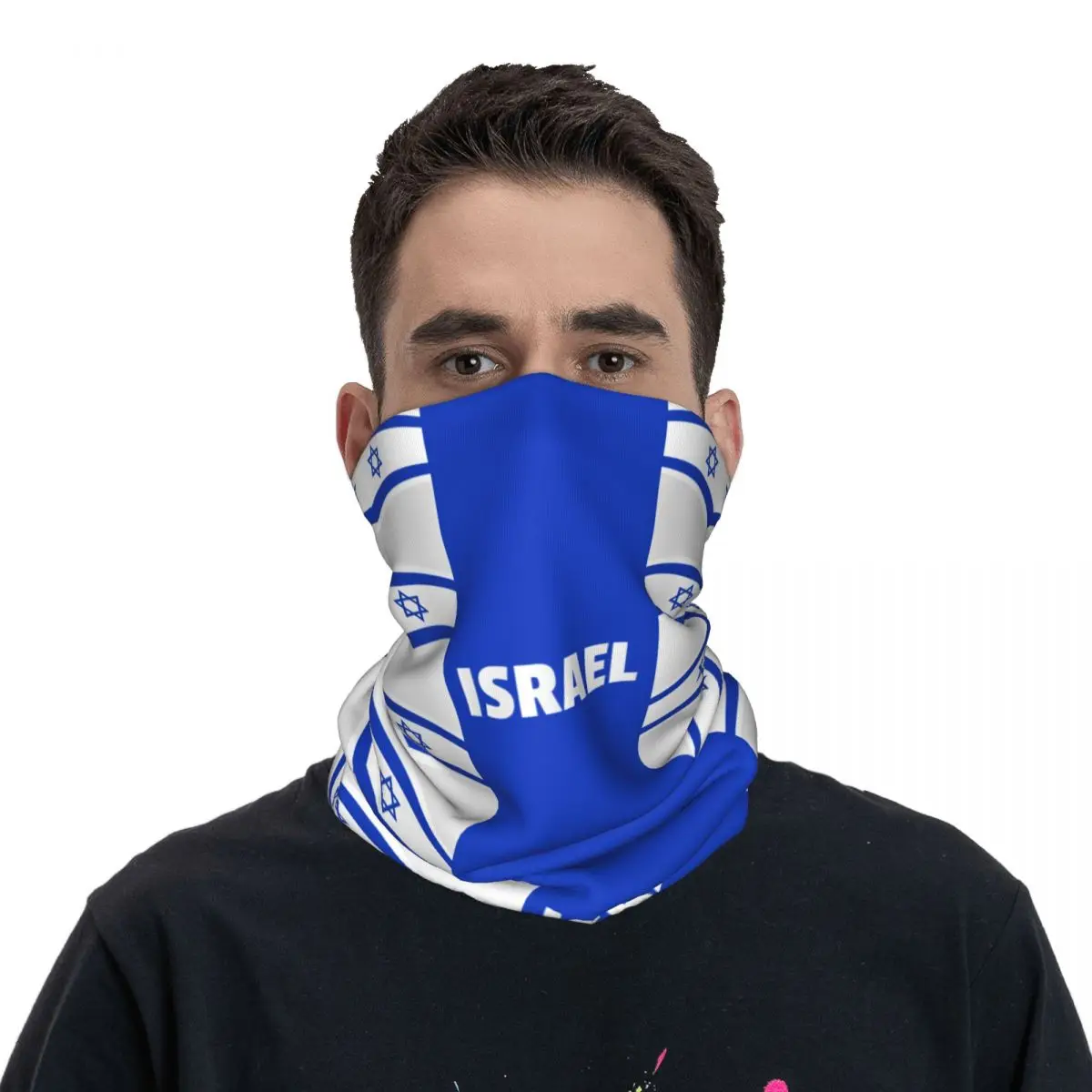 Motorsports Racing Bandana Accessories Neck Cover Israel Flag Scarf Warm Balaclava For Riding Windproof