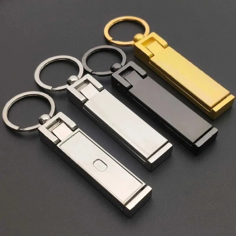 

Creative Metal Custom Name Thickening Stainless Keychain Hanging Bag Hook Key Ring Chain Mobile Phone Rack Car Keyring Gift