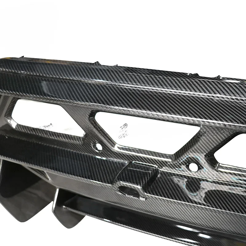 Car Accessories China Wholesale Vors Style Carbon Car Rear Bumper Diffuser For Lambor Huracan Lp610-Lp580 Rear Bumper