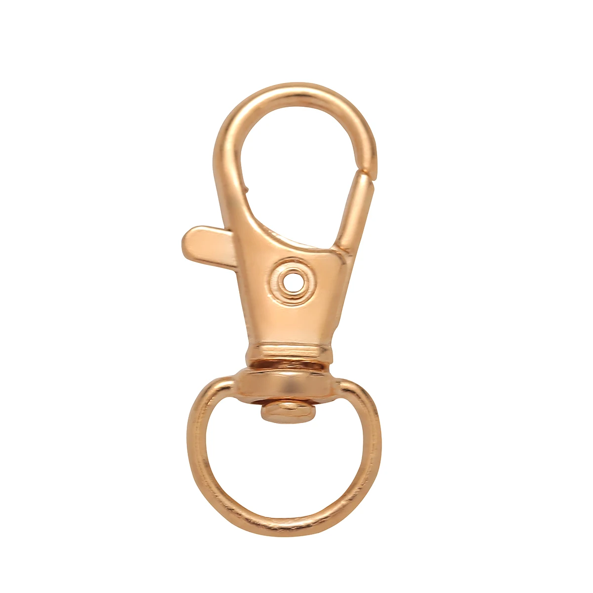 10/20pcs Swivel Lobster Clasp Hooks Keychain Key Ring Split Connector for Bag Belt Dog Chains DIY Jewelry Making Accessories