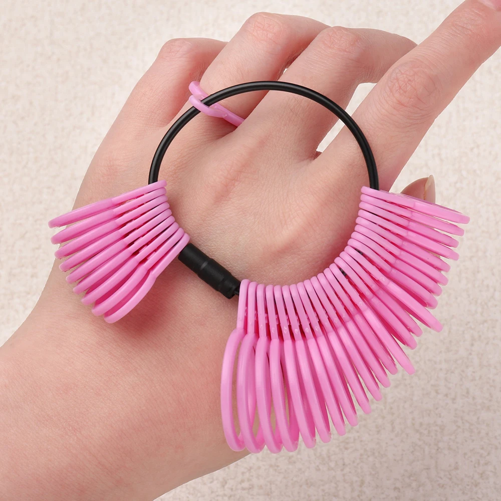 1pcs/Lot Portable Professional Jewelry Tools Ring Mandrel Stick Finger Gauge Ring Sizer Measuring for DIY Jewelry Size Tools
