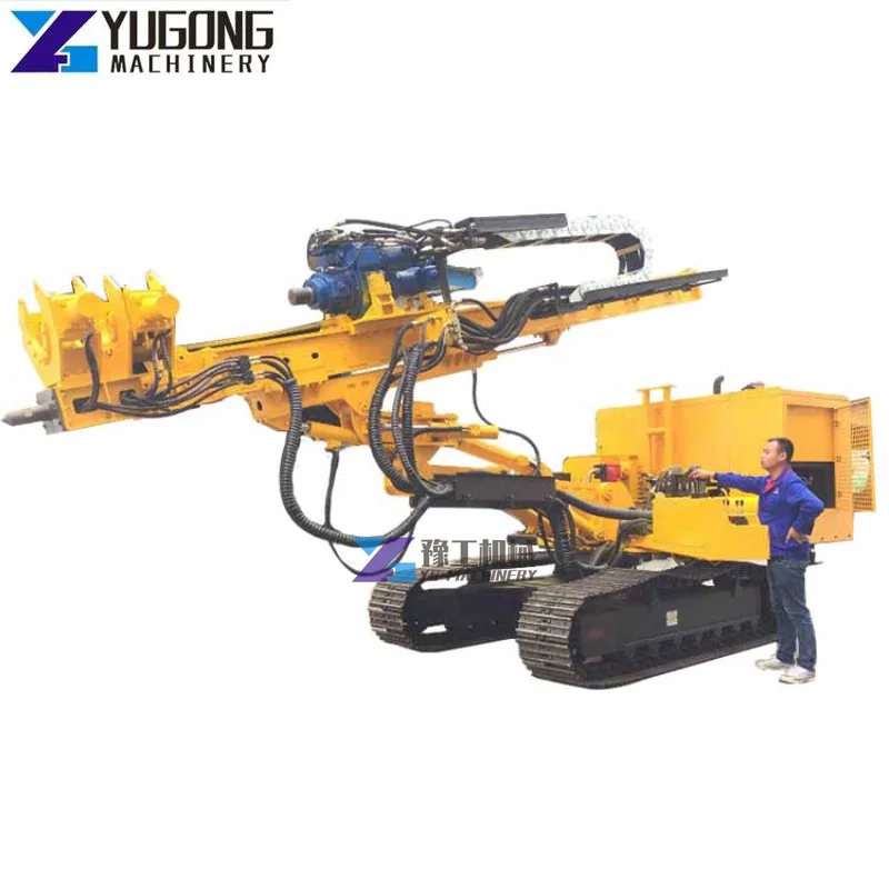 Hot Sale DTH Drilling Rig Crawler Slope Drilling DTH 300m 500m 600m 800m Mining Water Well Drilling Rig