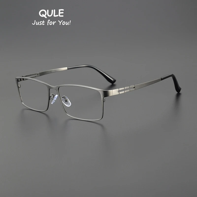 

Titanium Business Chunky Rectangle Glasses Frames Man Myopia Reading Progressive Eyeglasses Women Prescription Fashion Eyewear