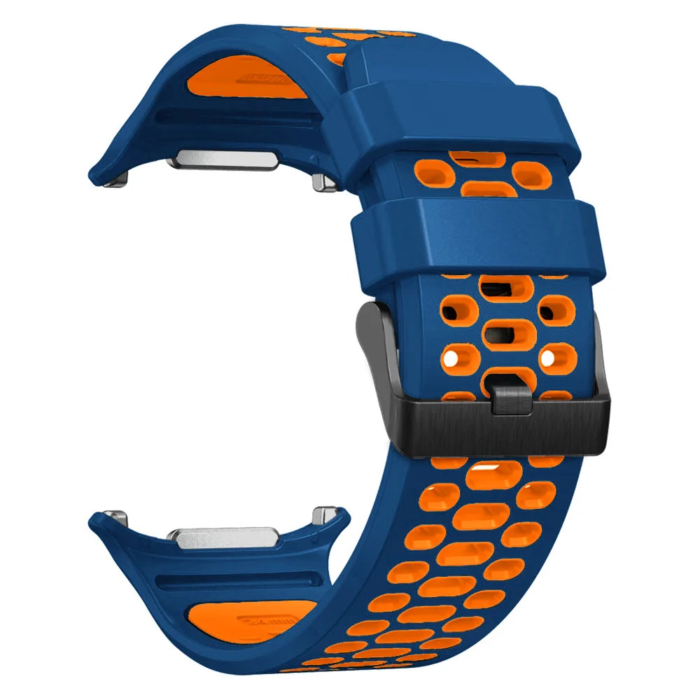 حزام سيليكون رياضي لساعة سامسونج جالاكسي الترا 47 ملم حلقة ناعمة لونين الفرقة لسامسونج جالاكسي 7 الترا لا فجوات حزام الساعات