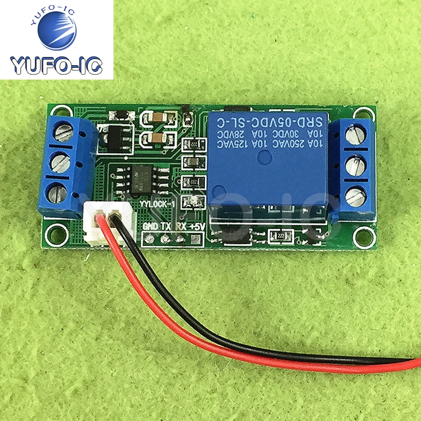 1PCS 5V12V Self-Locking Switch/High Level Trigger/Relay Module By Using A One-Click Start And Stop Self-Locking Coupling