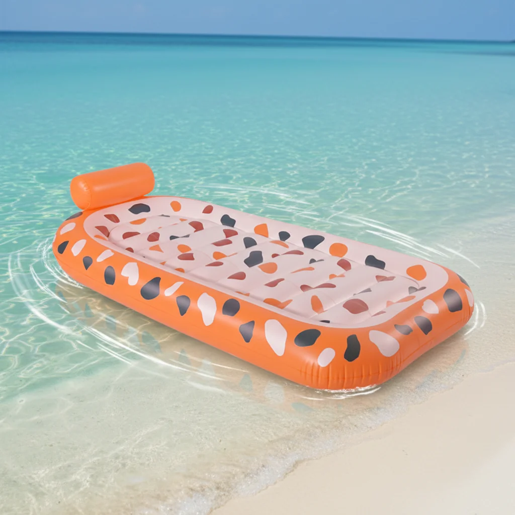 Comfortable PVC Inflatable Air Bed for Adults Swimming Pool Accessories Water Amusement Facilities Max Capacity