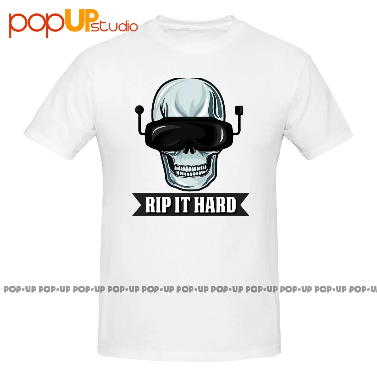 Fpv Racing Quadcopter Pilots Rip It Hard Shirt T-shirt Tee Best Style Hipster All-Match