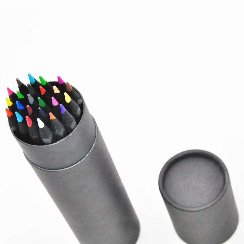 오일 아트 연필 드로잉 스케치 아티스트, 성인 무독성 색상, 학용품 선물, 24 색