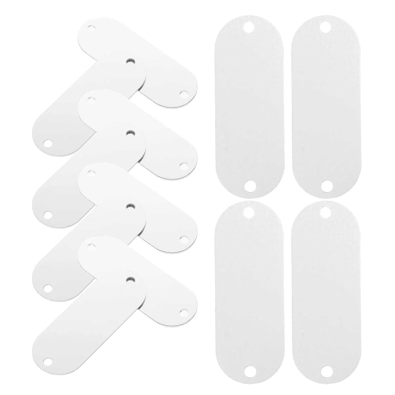 

25 pcs Aluminum Blanks Black Round Stamping Blanks Durable Dual Hole DIY Engraving Stamping Jewelry Pet ID Washers Black Round