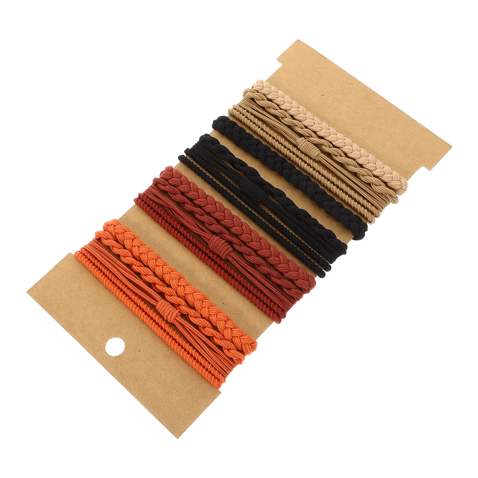 

Набор из 16 резинок для волос для женщин: эластичные ретро-аксессуары для плетеных причесок, хвостов и пучков, для спортзала, йоги и тренировок