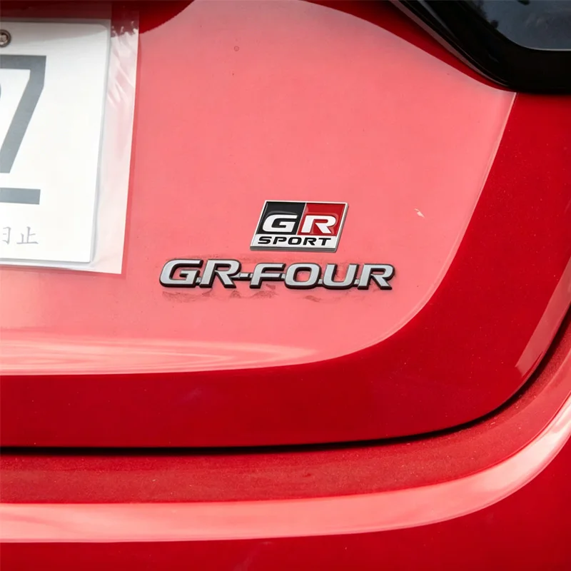 3D Metal GR SPORT car trunk badge sticker suitable for Toyota GR Yaris Corolla Modified Accessories - view 5