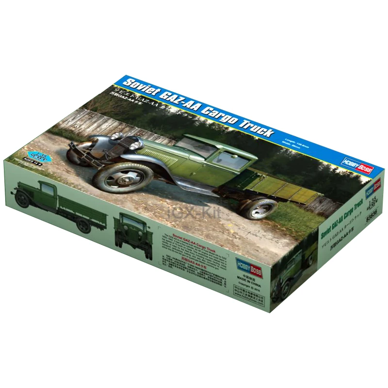 Hobbyboss 83836 1/35 Scale  Soviet GAZAA GAZ-AA Cargo Truck  Vehicle Car Hobby Craft Toy Plastic Model Building Kit